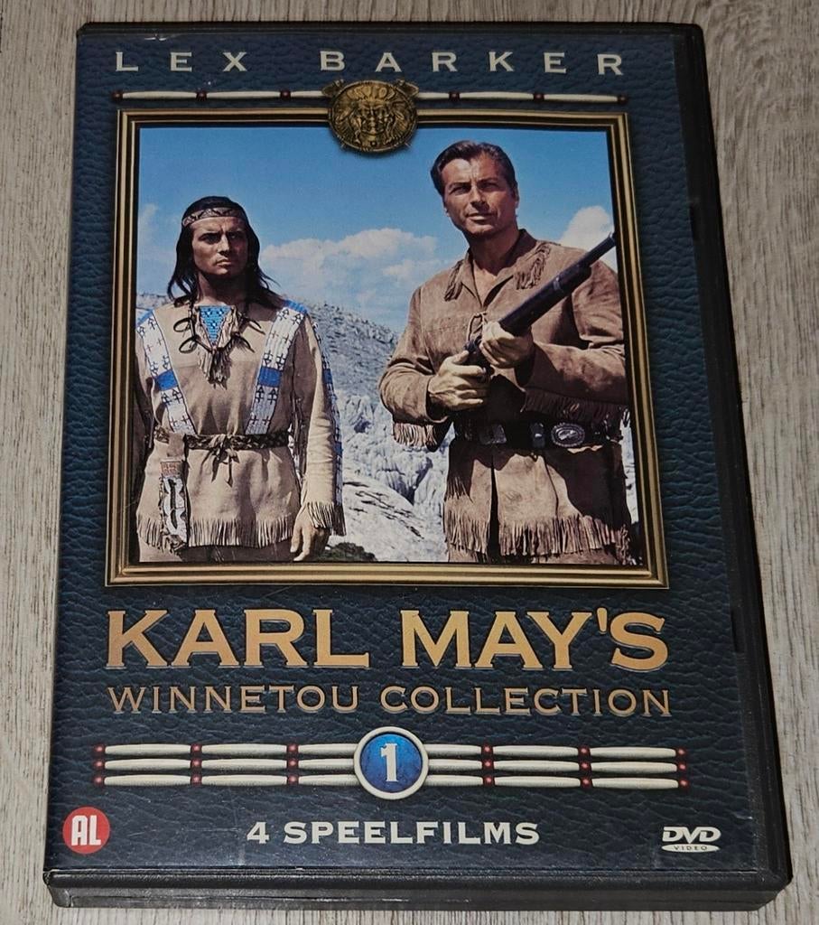 Karl May's Winnetou Collection 1 - 4 Speelfilms DVD, Alle leeftijden, Ophalen of Verzenden, Gebruikt, Boxset