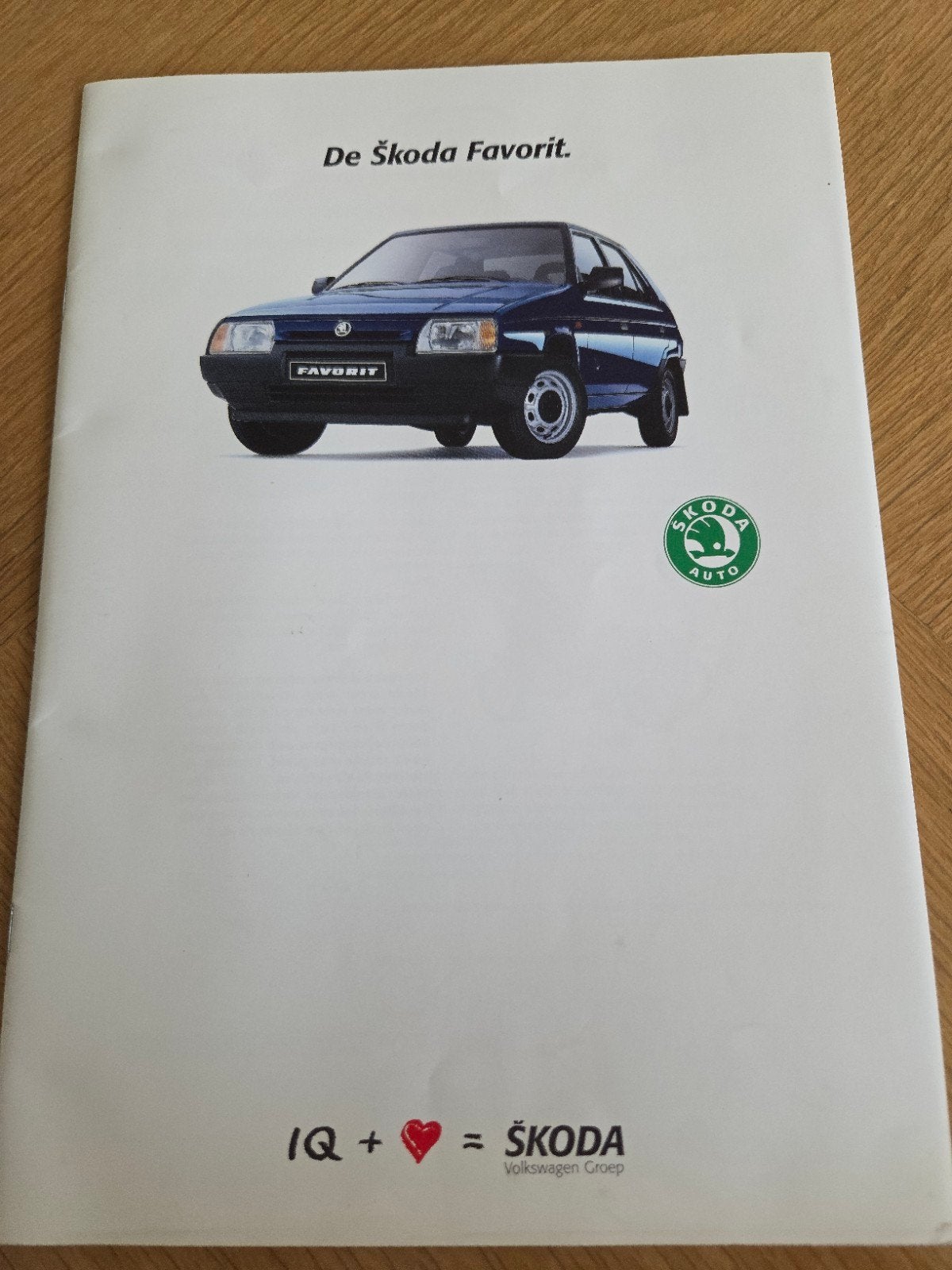 Skoda Favorit brochure - 1 februari 1993, Ophalen of Verzenden, Zo goed als nieuw, Overige merken