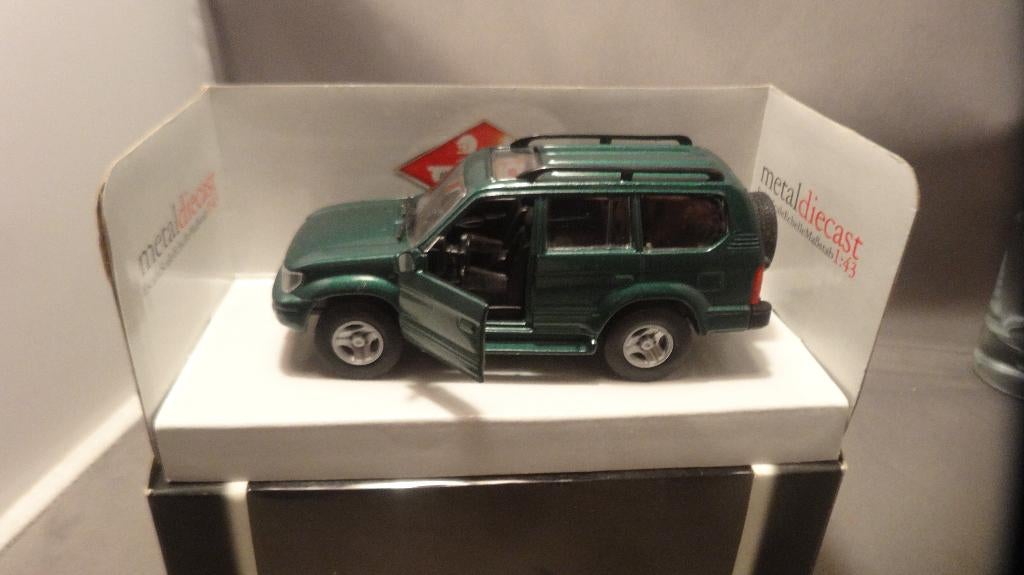 Guiloy Toyota Land cruiser groen 1:43 zeer zeldzaam, Ophalen of Verzenden, Nieuw, Auto, Overige merken