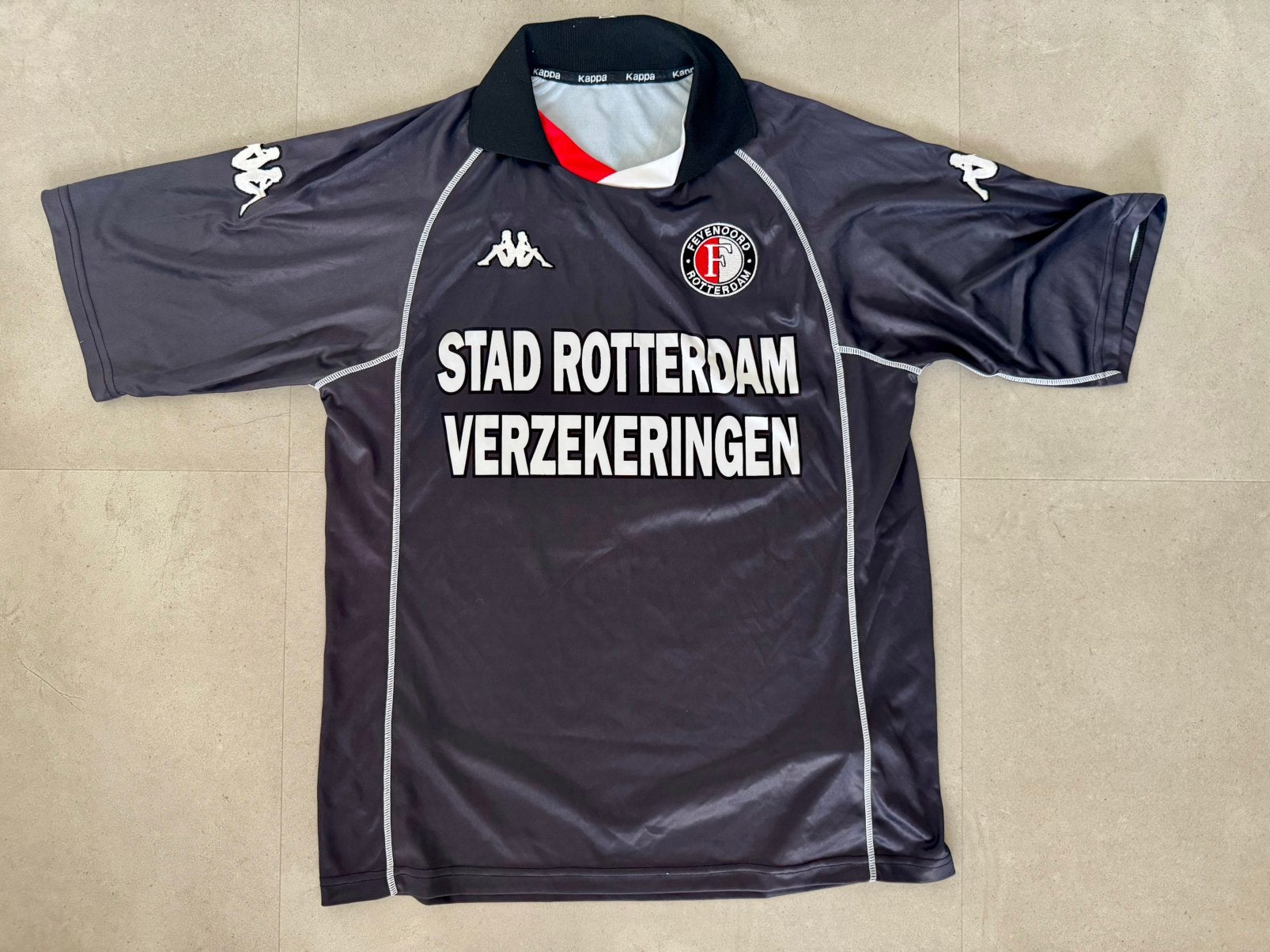Feyenoord Rotterdam  2001 2002 third voetbalshirt L Kappa, Groter dan maat XL, Ophalen of Verzenden, Zo goed als nieuw, Shirt