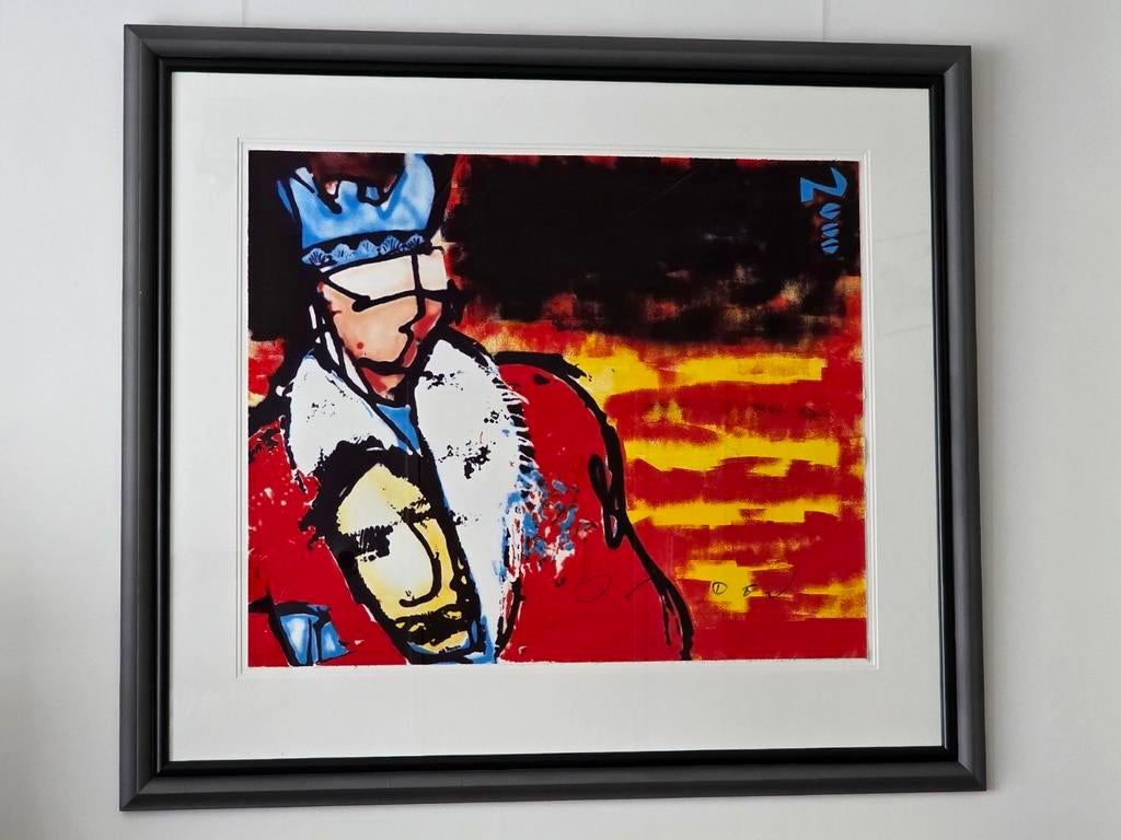 Herman Brood - Kroning van de Koning Handgesigneerd Lage Opl, Antiek en Kunst, Ophalen of Verzenden