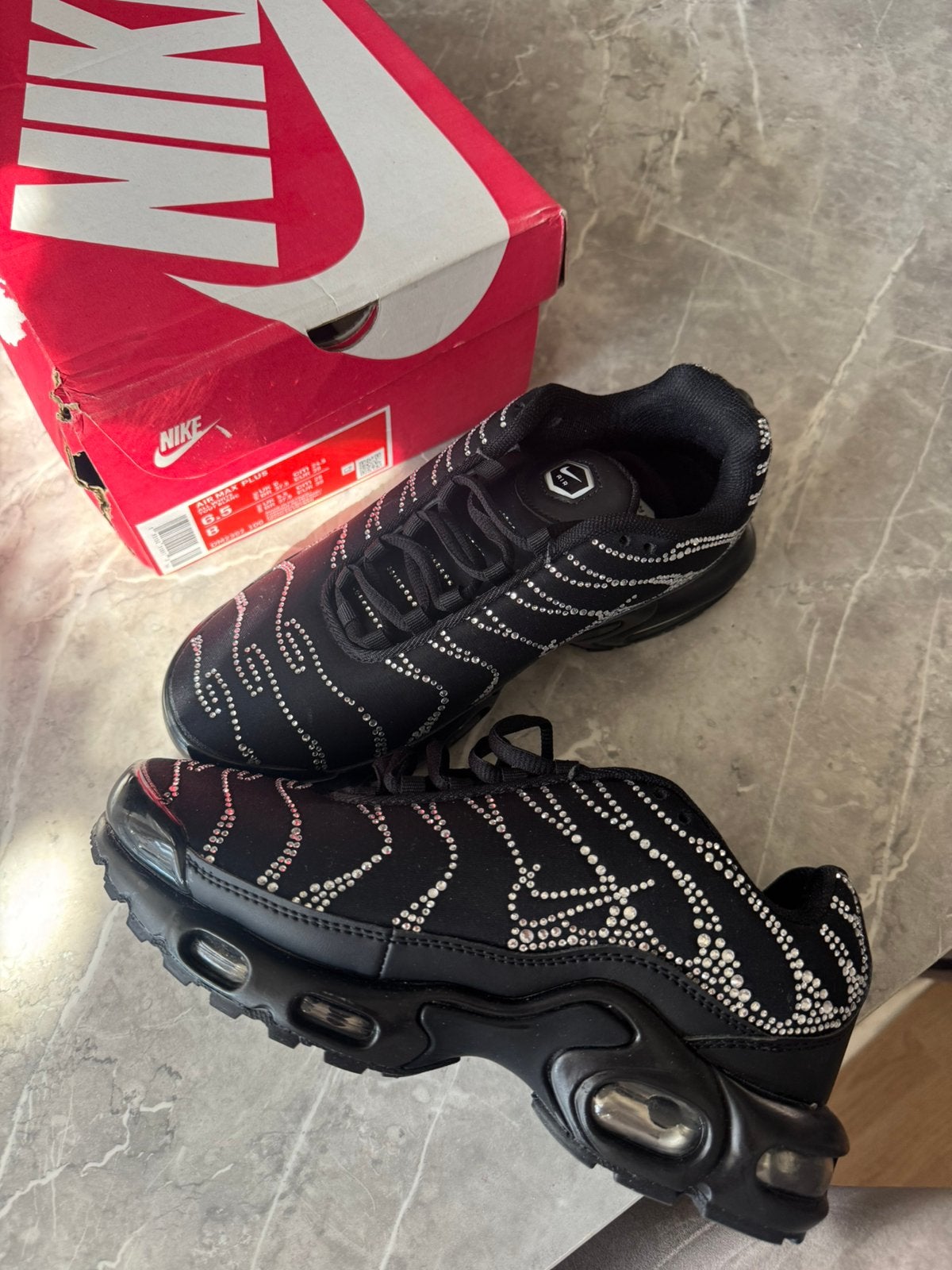 Nike swarovski sneakers TN, Zwart, Nieuw, Ophalen of Verzenden, Sneakers of Gympen