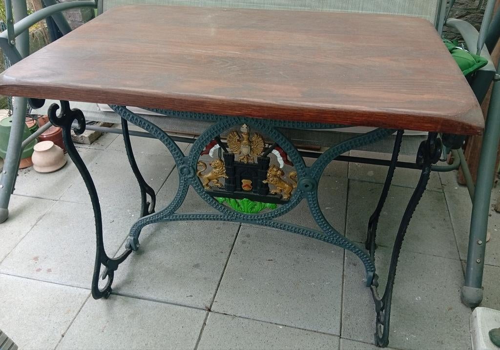 Tuintafeltje, Ophalen, Rechthoekig, Hout