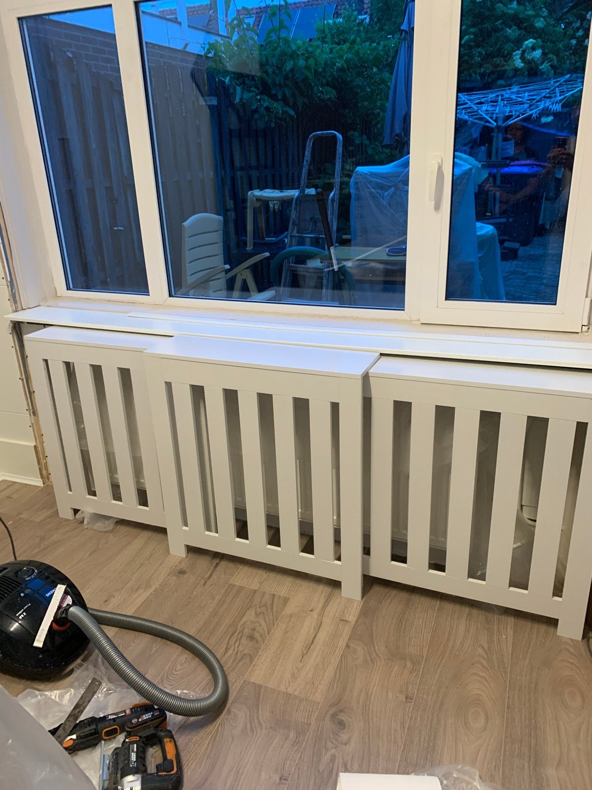 Nieuwe radiatorombouw (3 stuks) - Wit, Ophalen, Nieuw, Radiator, 30 tot 80 cm