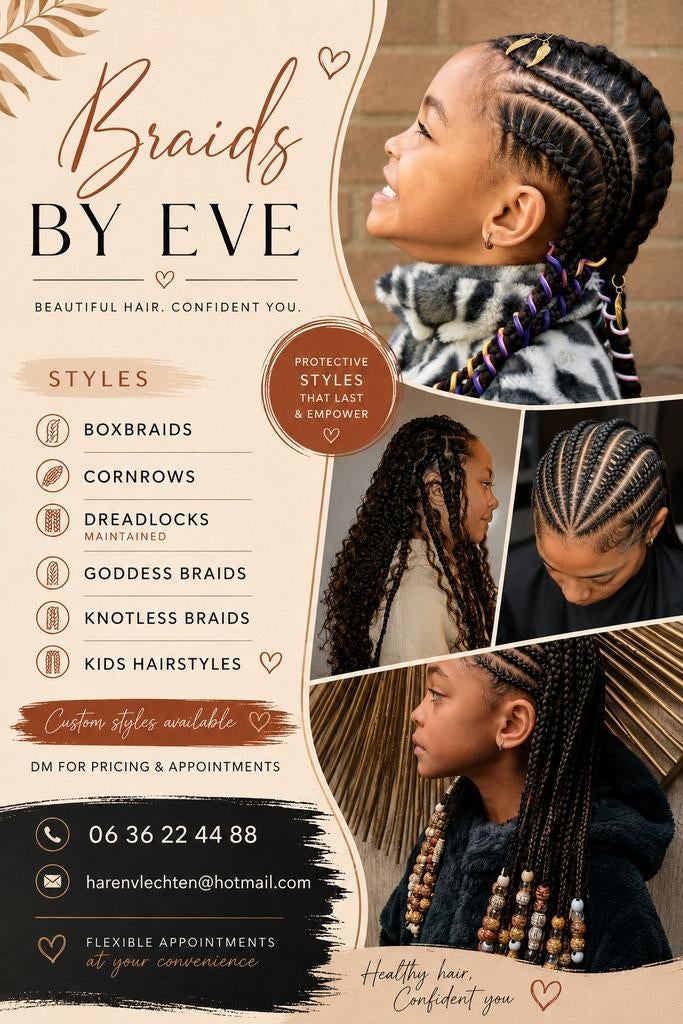 ✨️✨️Vlechten, dreads, festival haar aan huis!✨️✨️