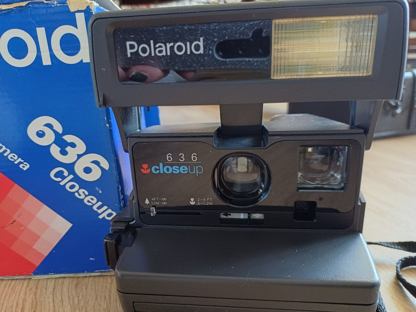 Polaroid 636 Closeup Instant Camera met originele doos, Audio, Tv en Foto, Fotocamera's Analoog, Ophalen of Verzenden, Polaroid