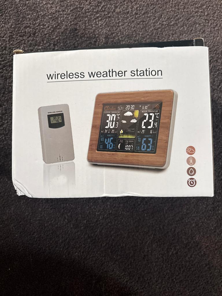 Draadloos Weerstation met Binnen- en Buitensensor, Ophalen of Verzenden, Nieuw, Weerstation