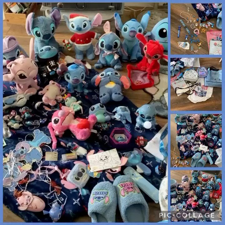 Grote verzameling stitch knuffels items Disney collectie, Ophalen, Overige figuren, Zo goed als nieuw, Knuffel