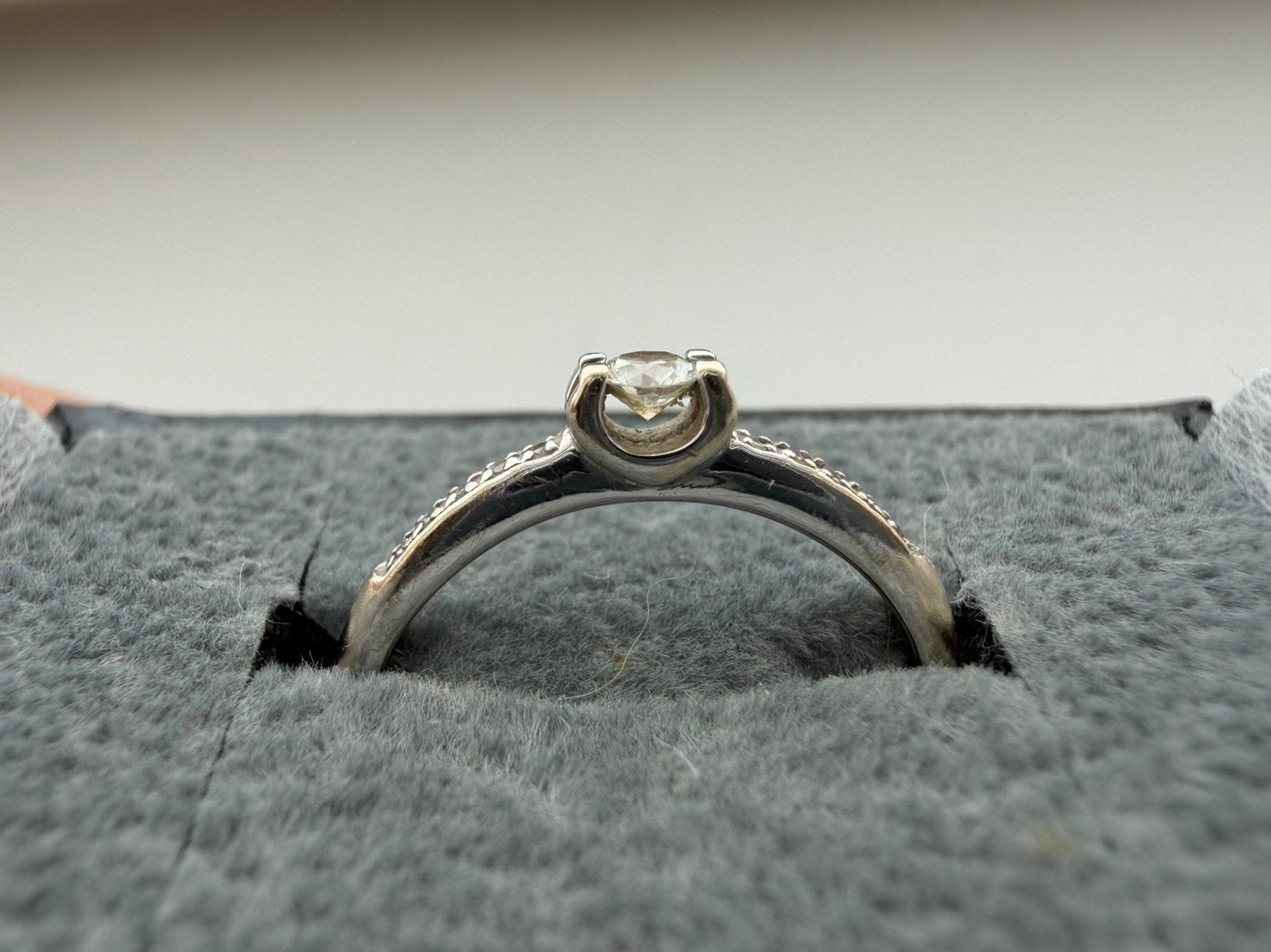 Prachtige Siebel witgouden diamanten ring maat 50, Ophalen, Wit, Met edelsteen, Dame