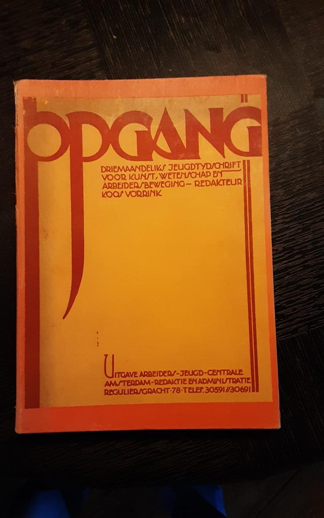 OPGANG 11 x 3 maandelijkse uitgave rond 1929, Ophalen of Verzenden, Gelezen