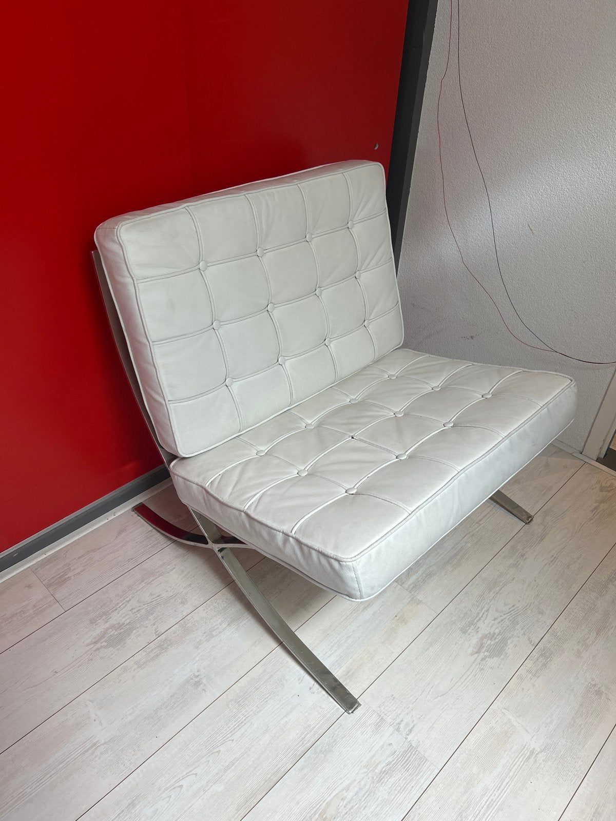 Twee klassieke designstoelen, gebruikt, Huis en Inrichting, Ophalen, Gebruikt, Twee, Wit