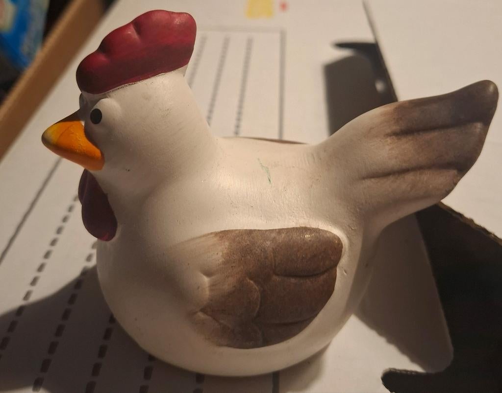 Kippen haan beeldje, Verzamelen, Beelden en Beeldjes, Ophalen, Zo goed als nieuw, Dier