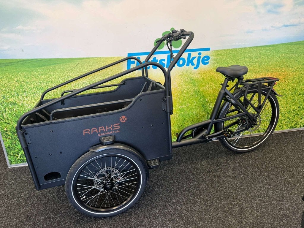 Fietshokje Amersfoort: Nieuwe Raaks Bremerton bakfiets, 4 kinderen of meer, Huif, Niet ingevuld, Nieuw