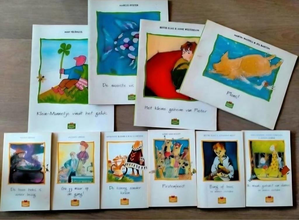 Boek toppers - set van 10 boeken + luister cd, Gelezen, Diverse, 5 of 6 jaar, Fictie algemeen