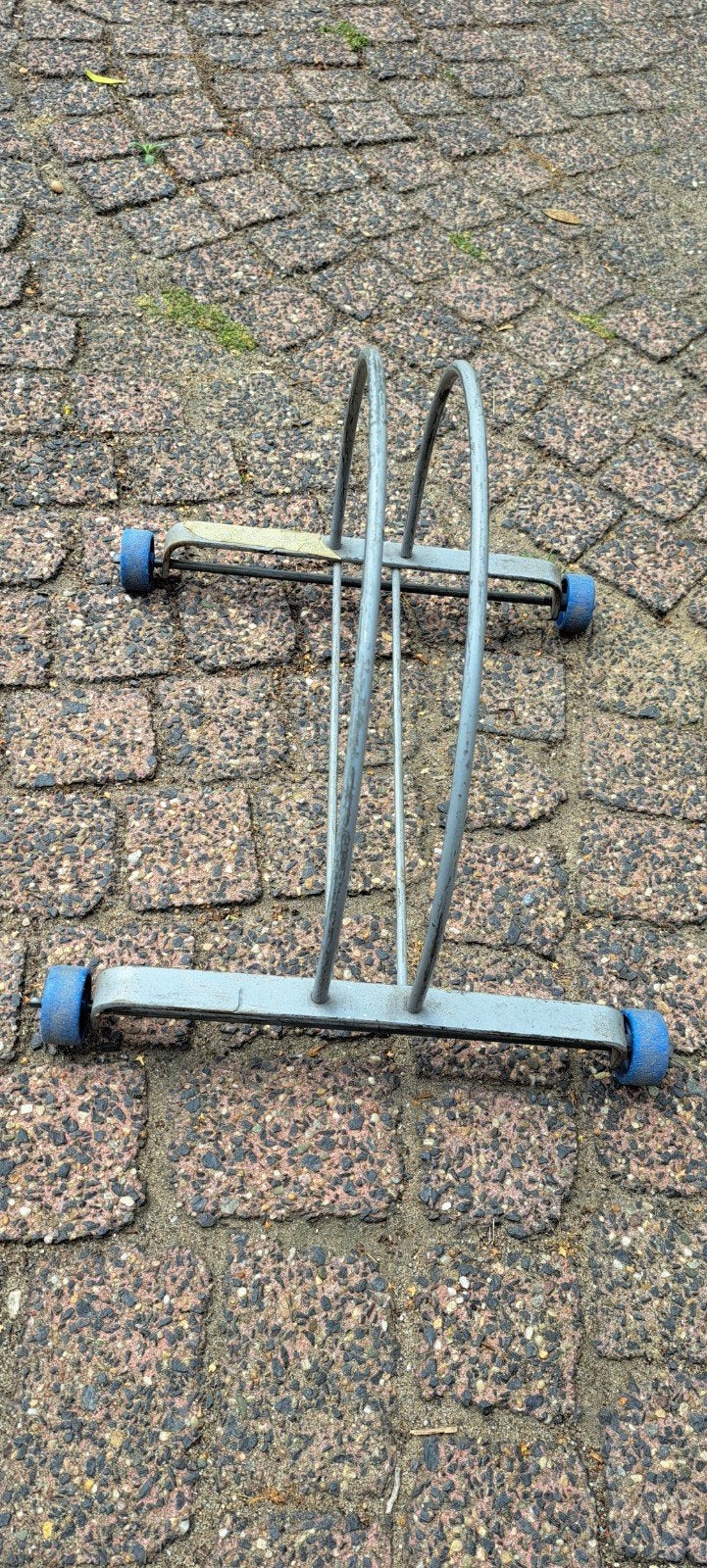 Fietsenrek verrijdbaar voor 1 fiets, Ophalen, Gebruikt