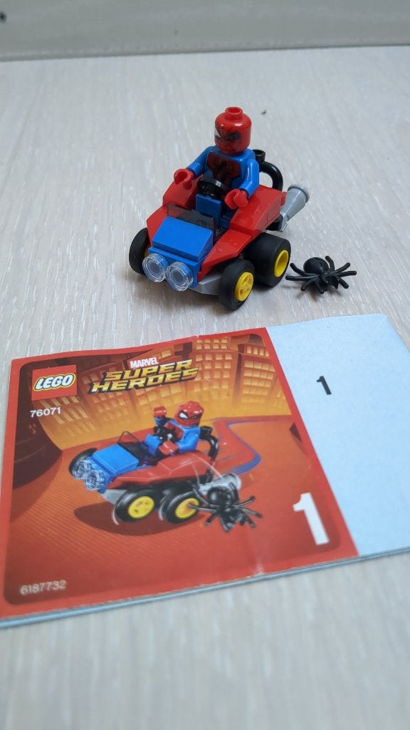 Lego Marvel; Spiderman vs Scorpion 76071, Kinderen en Baby's, Marvel, Lego, Ophalen of Verzenden, Zo goed als nieuw