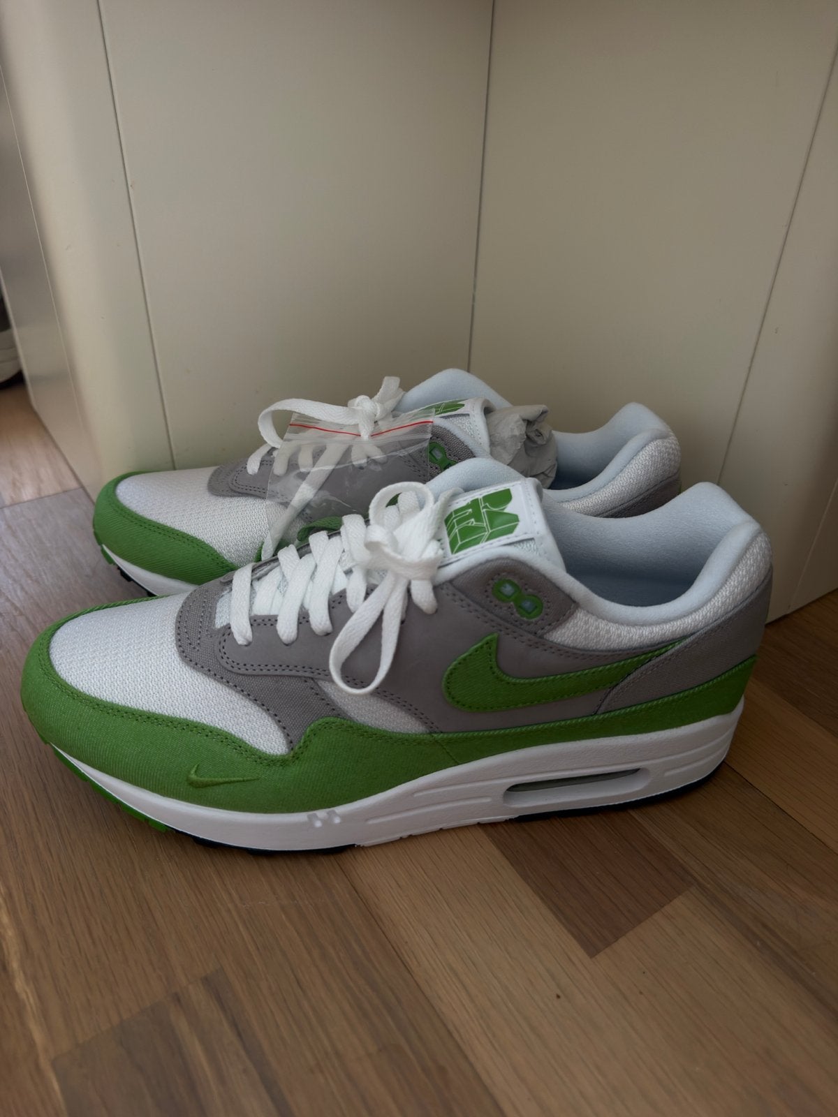 Nike Air Max 1 Patta 20th Anniversary Chlorophyll maat 45, Overige kleuren, Nieuw, Ophalen of Verzenden, Sneakers of Gympen