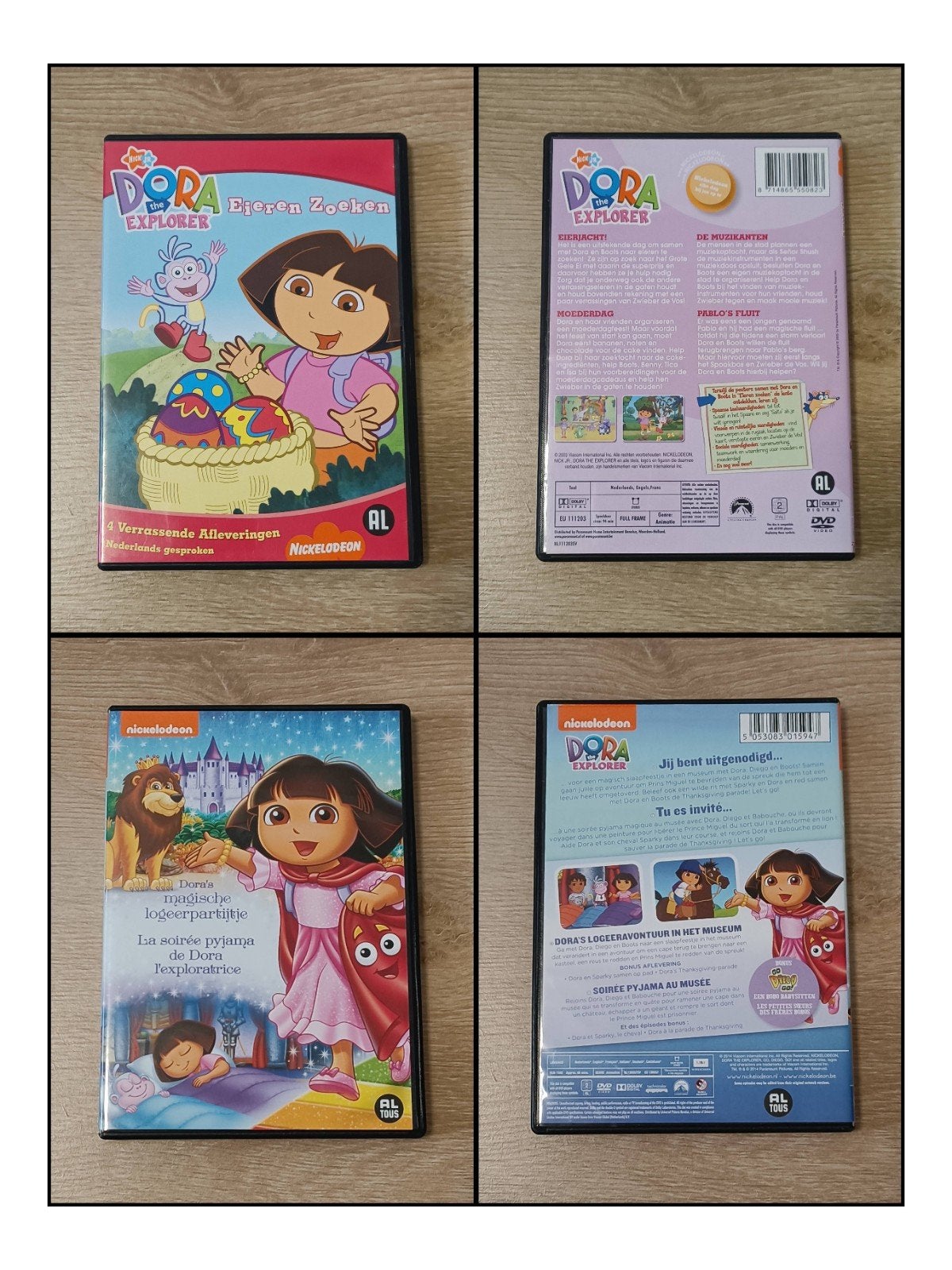 2 Dora the Explorer dvd's, Ophalen of Verzenden, Zo goed als nieuw