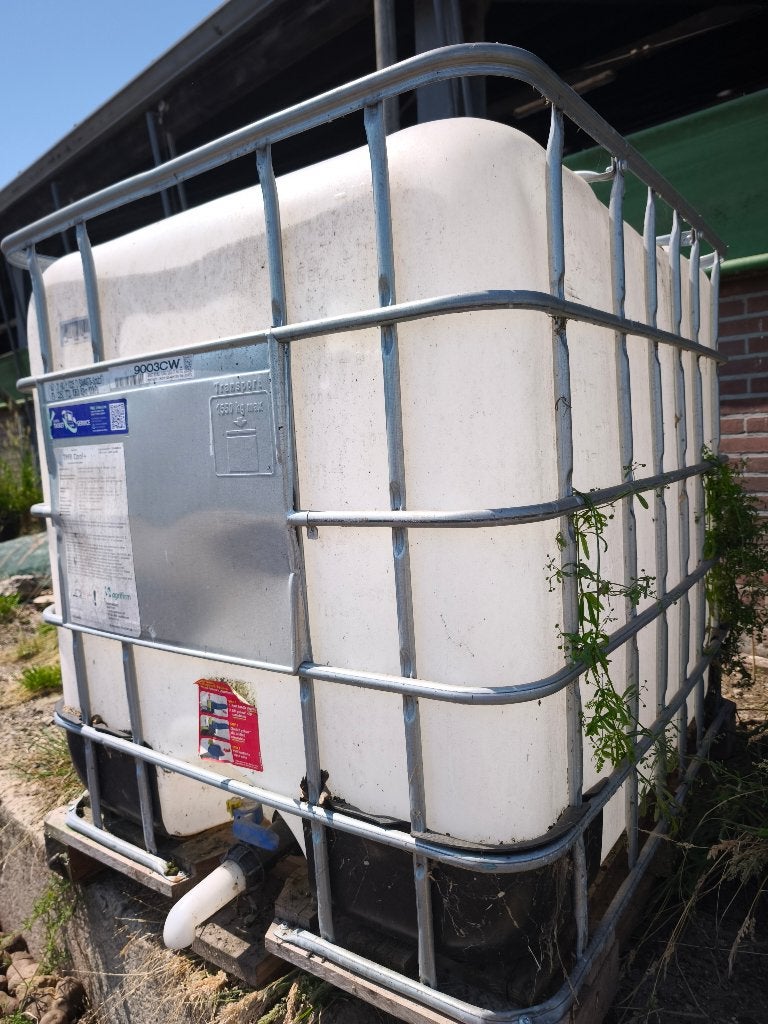 Ibc vat, 150 liter of meer, Ophalen, Zo goed als nieuw, Met kraantje