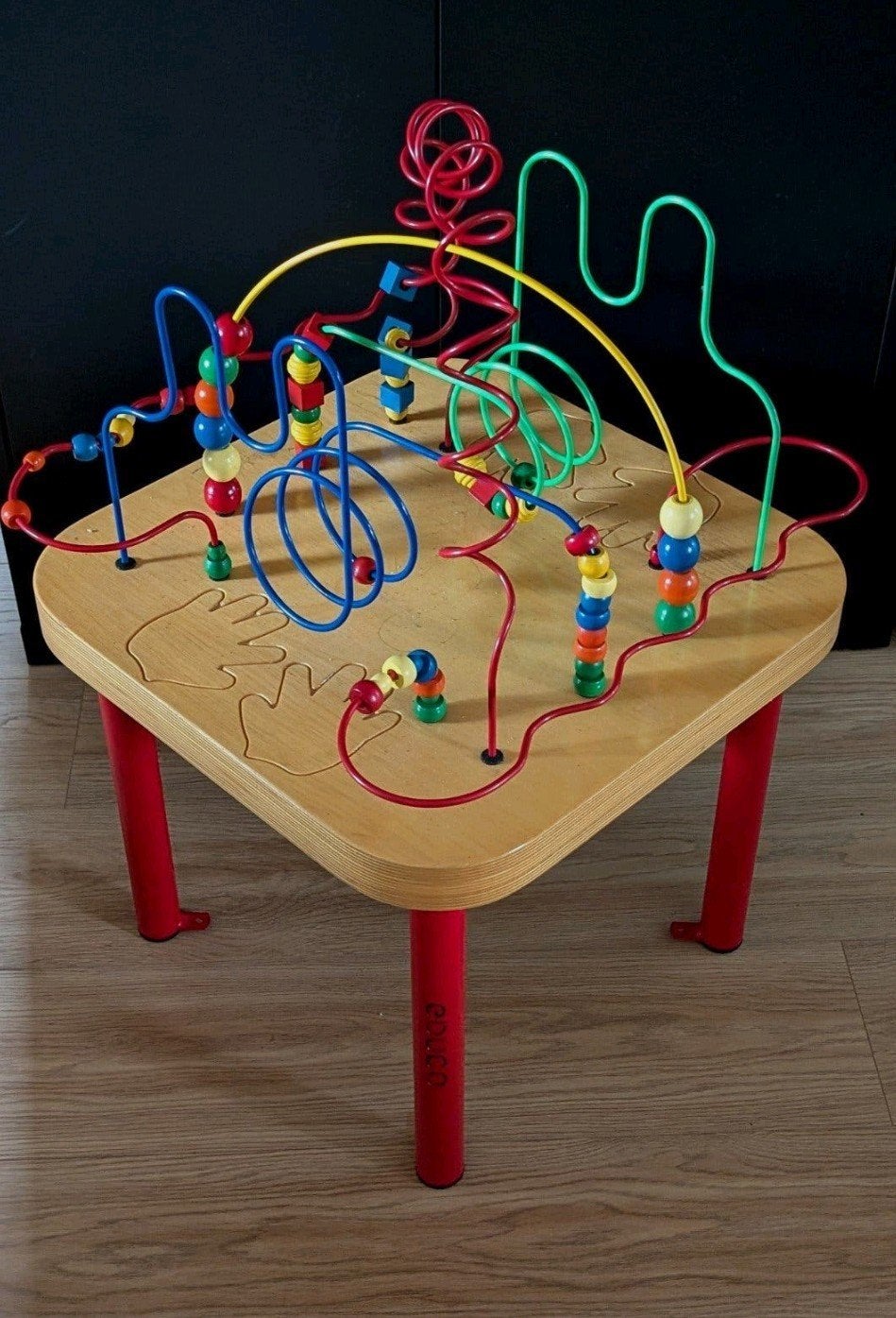 50 eu Educo speeltafel tafel kralentafel kinderopvang, Ophalen, Gebruikt