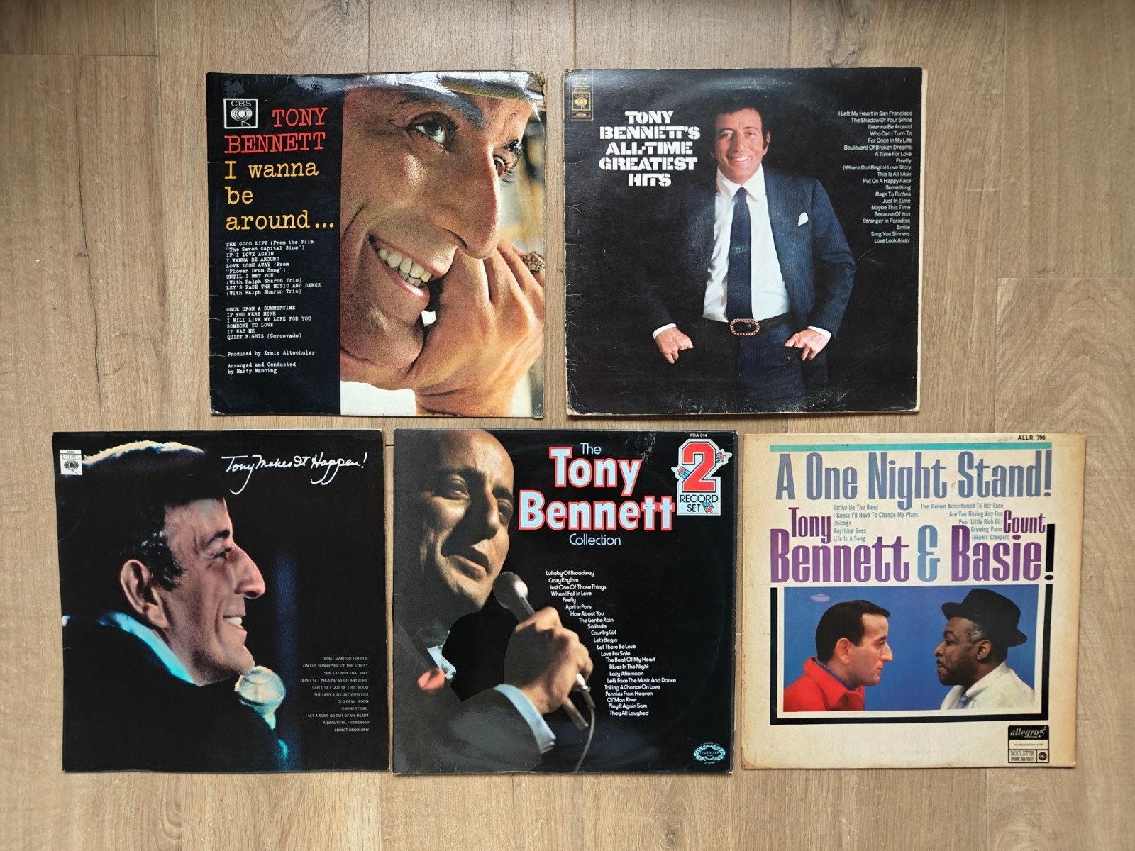 5 LP's van Tony Bennett, LP, Gebruikt, Ophalen of Verzenden, 12 inch