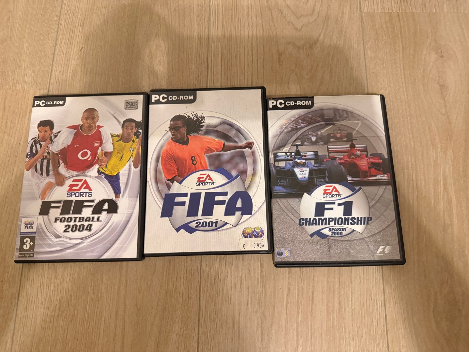 PC Games: FIFA 2001, FIFA 2004 & F1 Championship 2000, Gebruikt, 1 speler, Ophalen of Verzenden, Vanaf 3 jaar