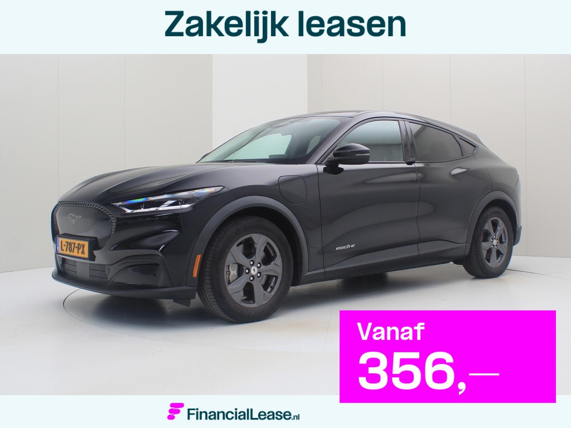 Ford Mustang Mach-E 75kWh 258pk RWD 96% Soh [ LEDER+CARPLAY+, Automaat, Adaptive Cruise Control, Achterwielaandrijving, Gebruikt