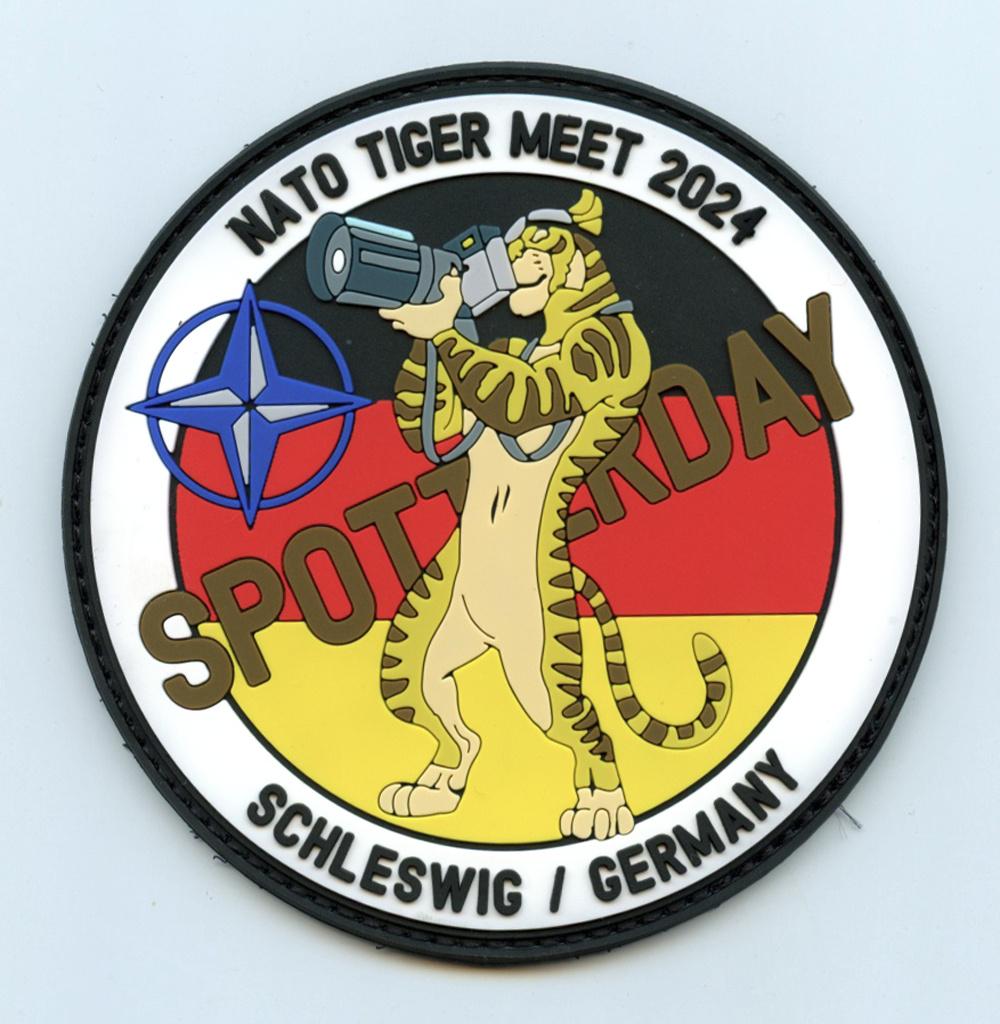 KLU Luftwaffe patch TLG51 313sqn Tiger Meet 2024 F-35A PVC, Verzamelen, Ophalen of Verzenden, Luchtmacht, Nederland, Embleem of Badge