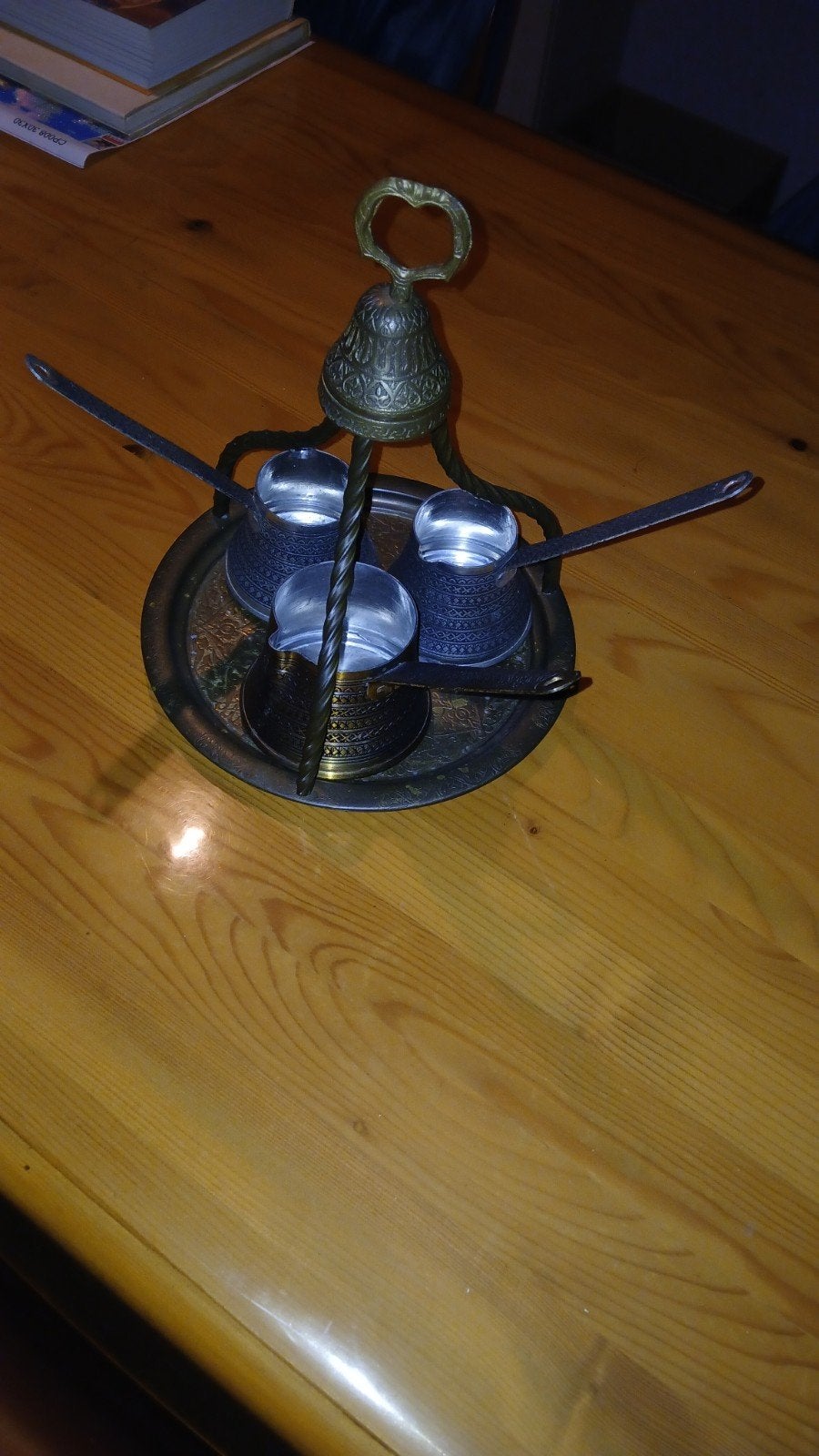 tukskoffiestel, Ophalen