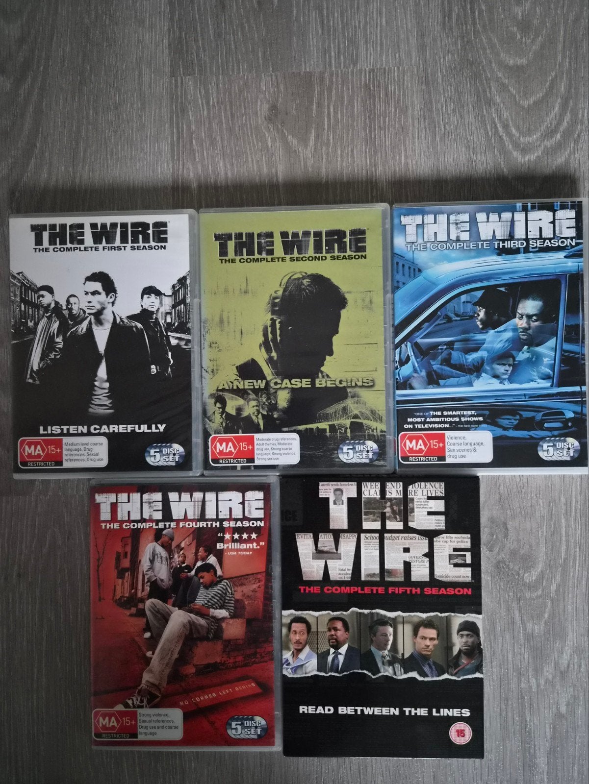 The Wire seizoen 1-5 dvd, Ophalen of Verzenden, Zo goed als nieuw