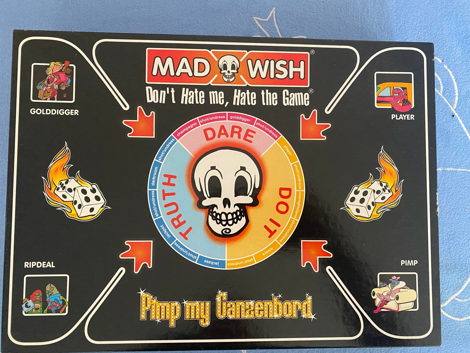 Mad Wish: Pimp my Ganzenbord - Party Game zgan, Drie of vier spelers, Ophalen of Verzenden, Zo goed als nieuw