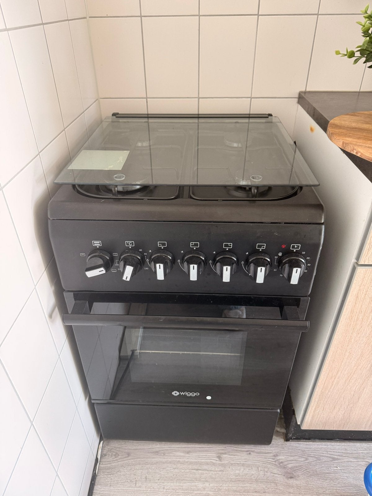 Gasfornuis met Oven, Ophalen, Gebruikt, 4 kookzones, Gas