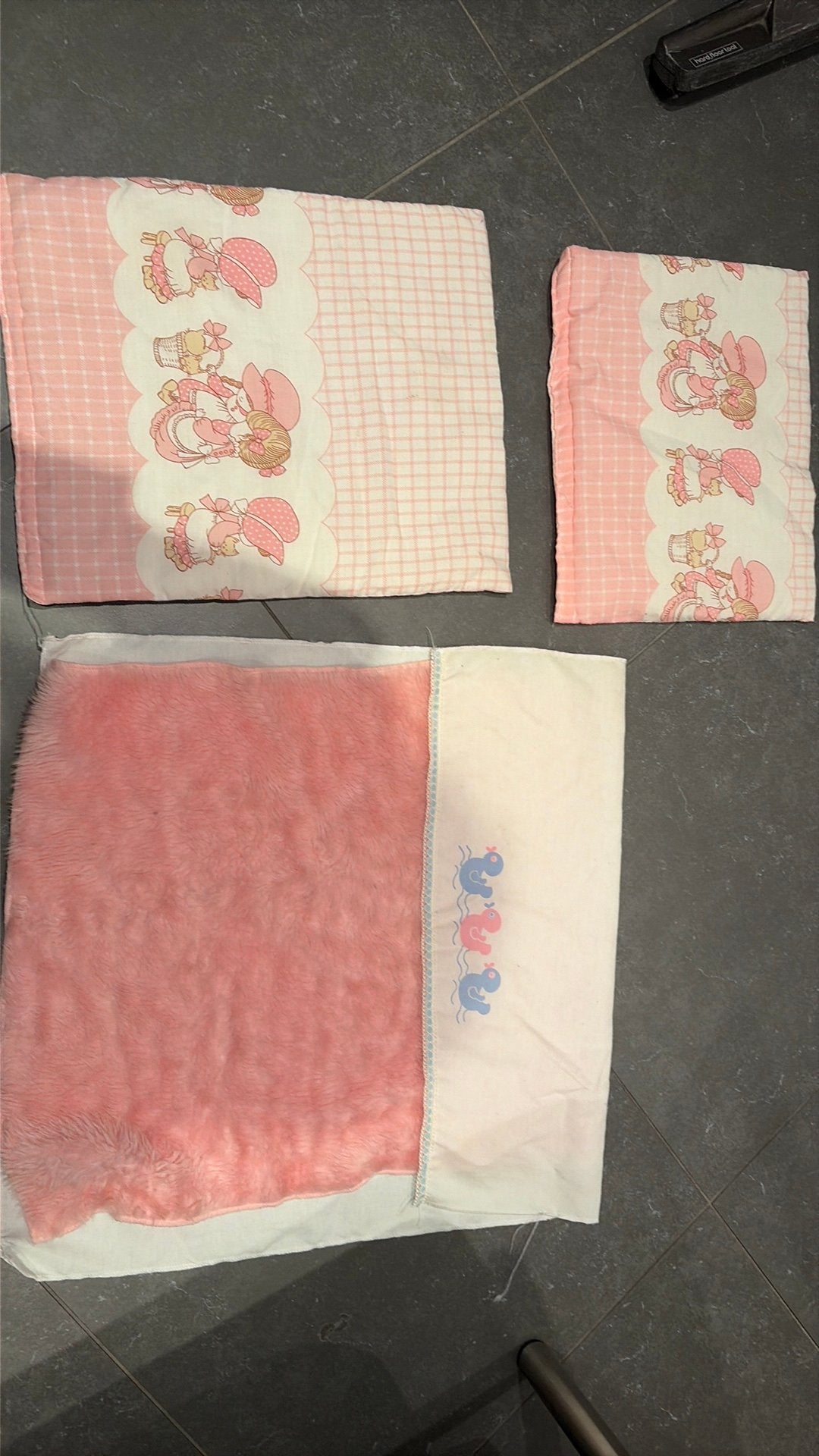 Poppendekentjes vintage, Ophalen, Gebruikt