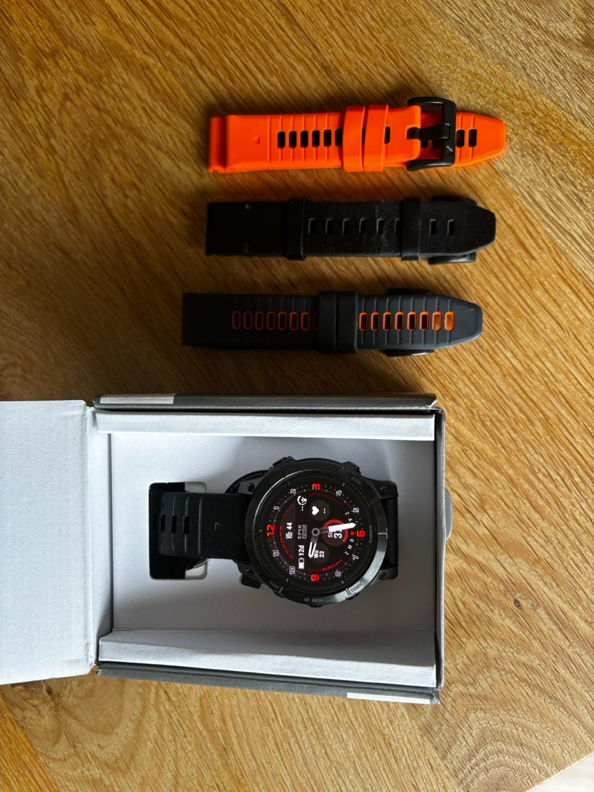 Garmin epix pro gen2 47mm, Sieraden, Tassen en Uiterlijk, Ophalen, Zo goed als nieuw, Zwart, Android