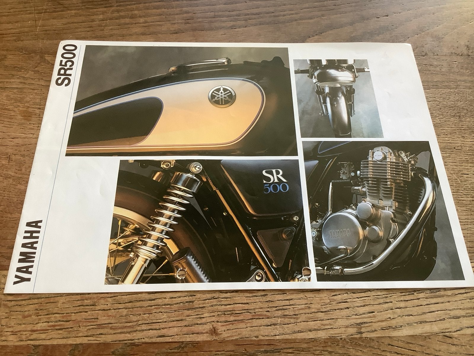 Yamaha SR500 Folder/ brochure plus A4 datasheet.    (47), Motoren, Verzenden, Yamaha