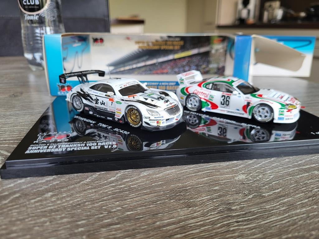 Toyota Supra Lexus SC430 schaal 1:43, Ophalen of Verzenden, Zo goed als nieuw, Auto, Overige merken