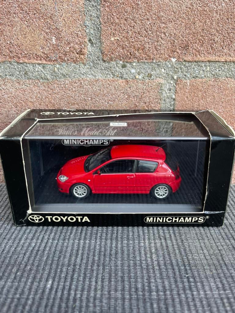 1:43 Minichamps Toyota Corolla 3drs…….. 25,-, Ophalen of Verzenden, Zo goed als nieuw, Auto, MiniChamps