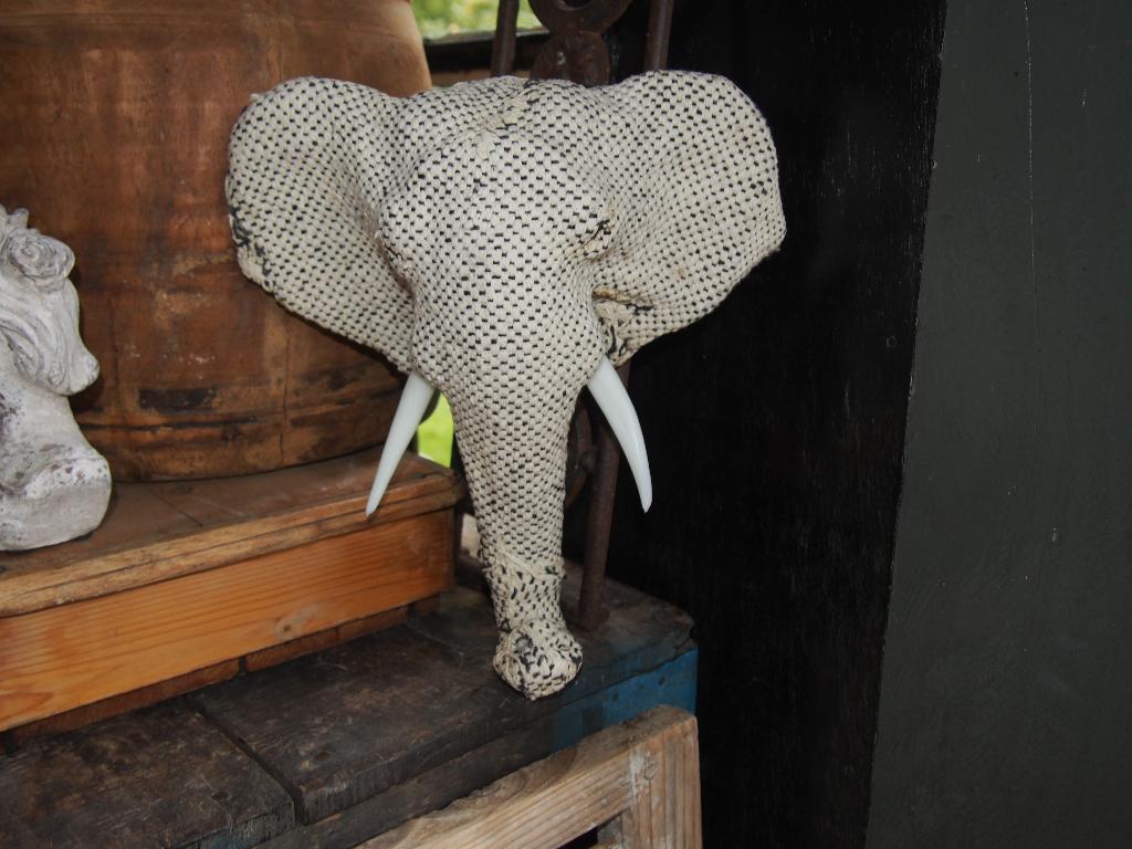 Wanddecoratie Olifant, Huis en Inrichting, Woonaccessoires | Overige, Ophalen of Verzenden, Gebruikt