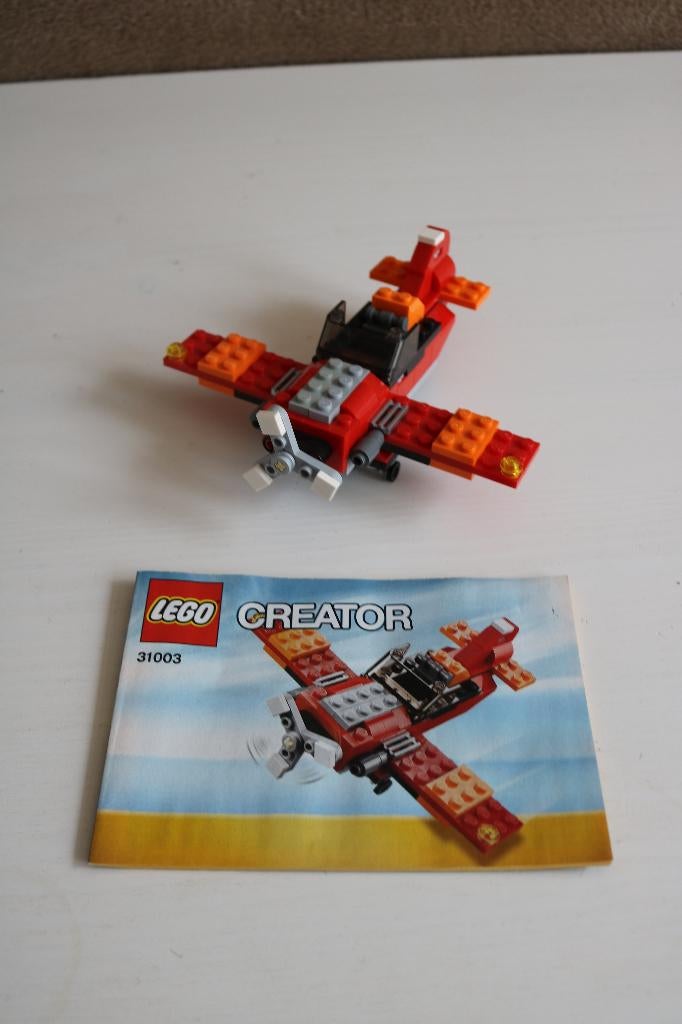 31003 Lego Creator 3 in 1: boot, chinook, vliegtuig, Ophalen of Verzenden, Zo goed als nieuw