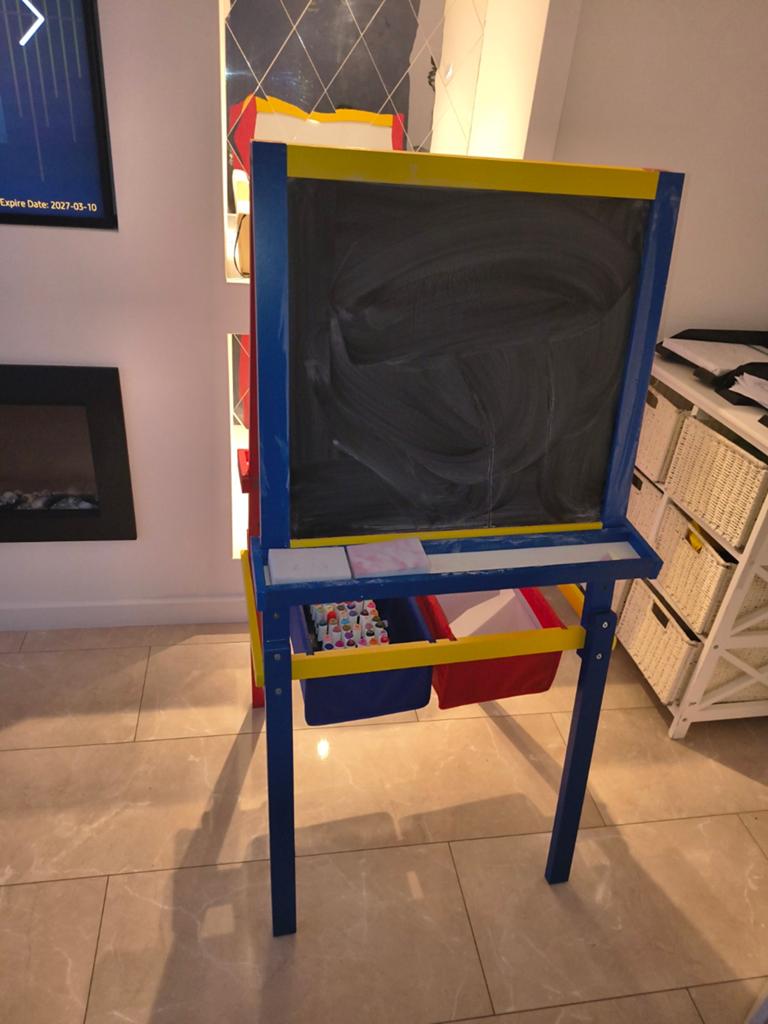 Krijt bord met standaard, Ophalen, Krijtbord