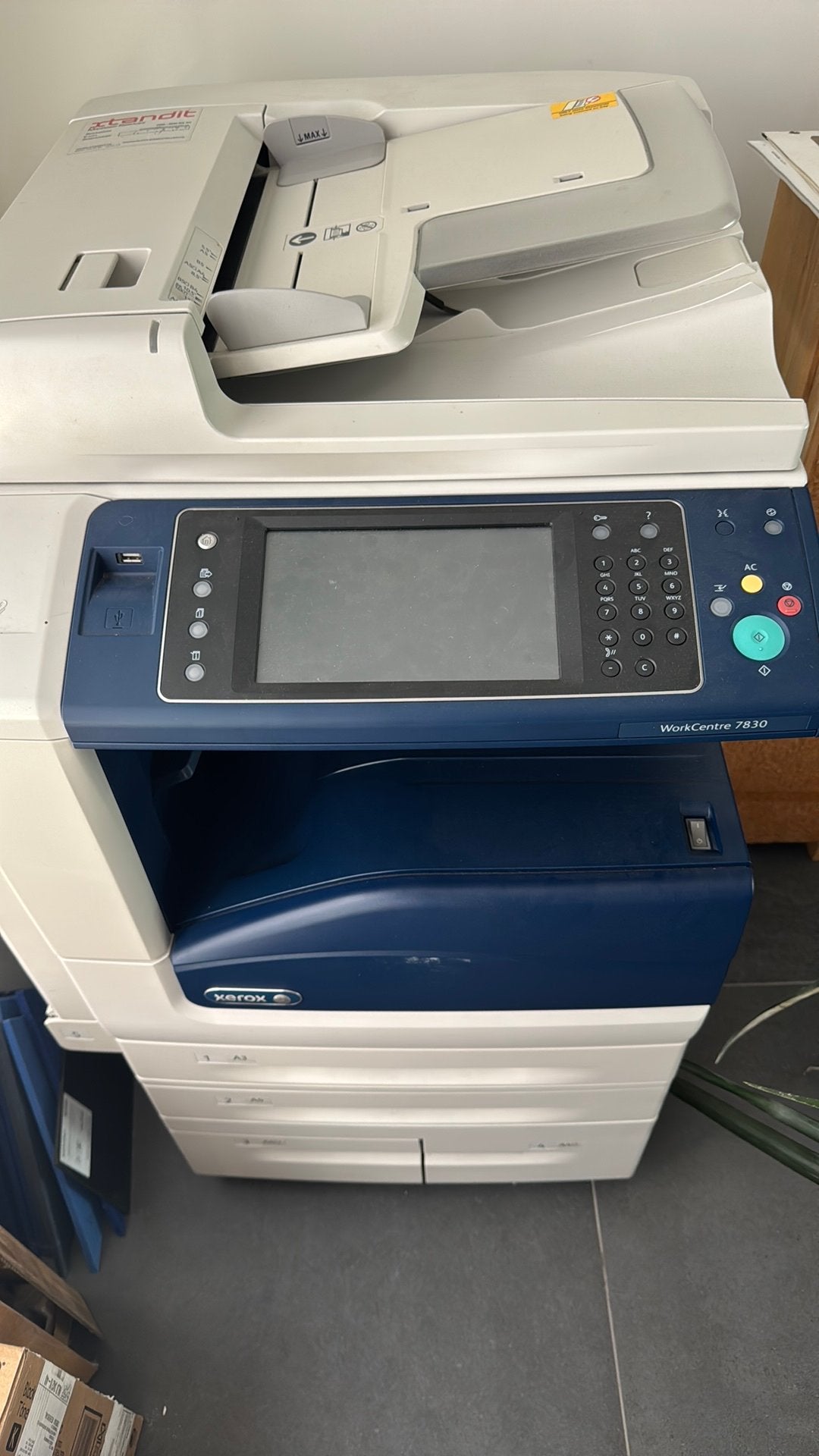 Goed werkende Xerox WorkCentre 7830 printer, Ophalen, Zo goed als nieuw