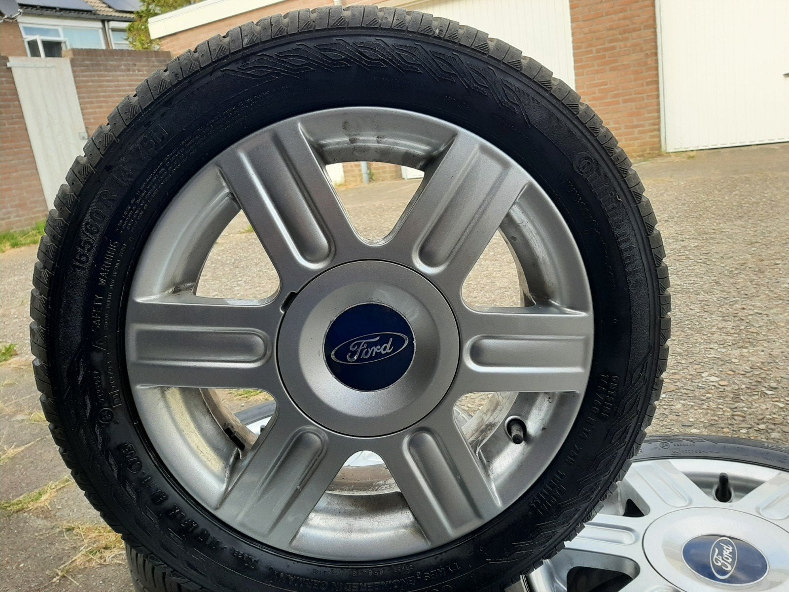 Te koop Origineel Ford KA Cabriolet velgen 165 60 14 inch., Auto-onderdelen, Banden en Velgen, Ophalen, 14 inch, Gebruikt, Zomerbanden