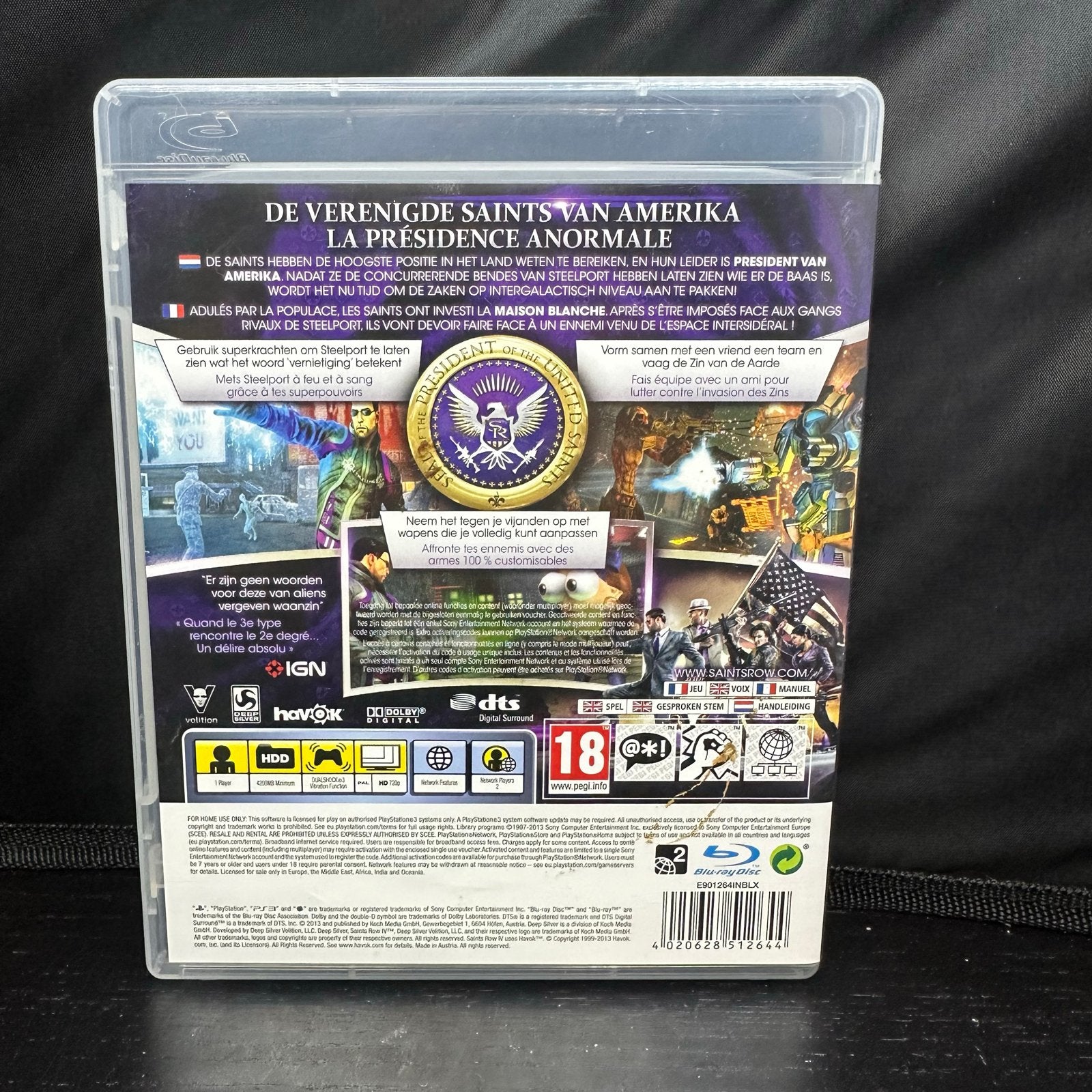Saints Row IV - PlayStation 3 (PS3) - Zo goed als nieuw, Avontuur en Actie, Online, S, Vanaf 18 jaar