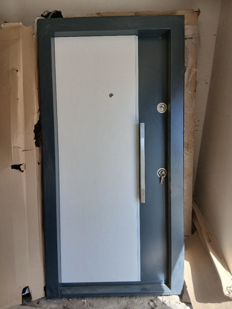 Buitendeur, Nieuw, Buitendeur, Metaal, 200 tot 215 cm