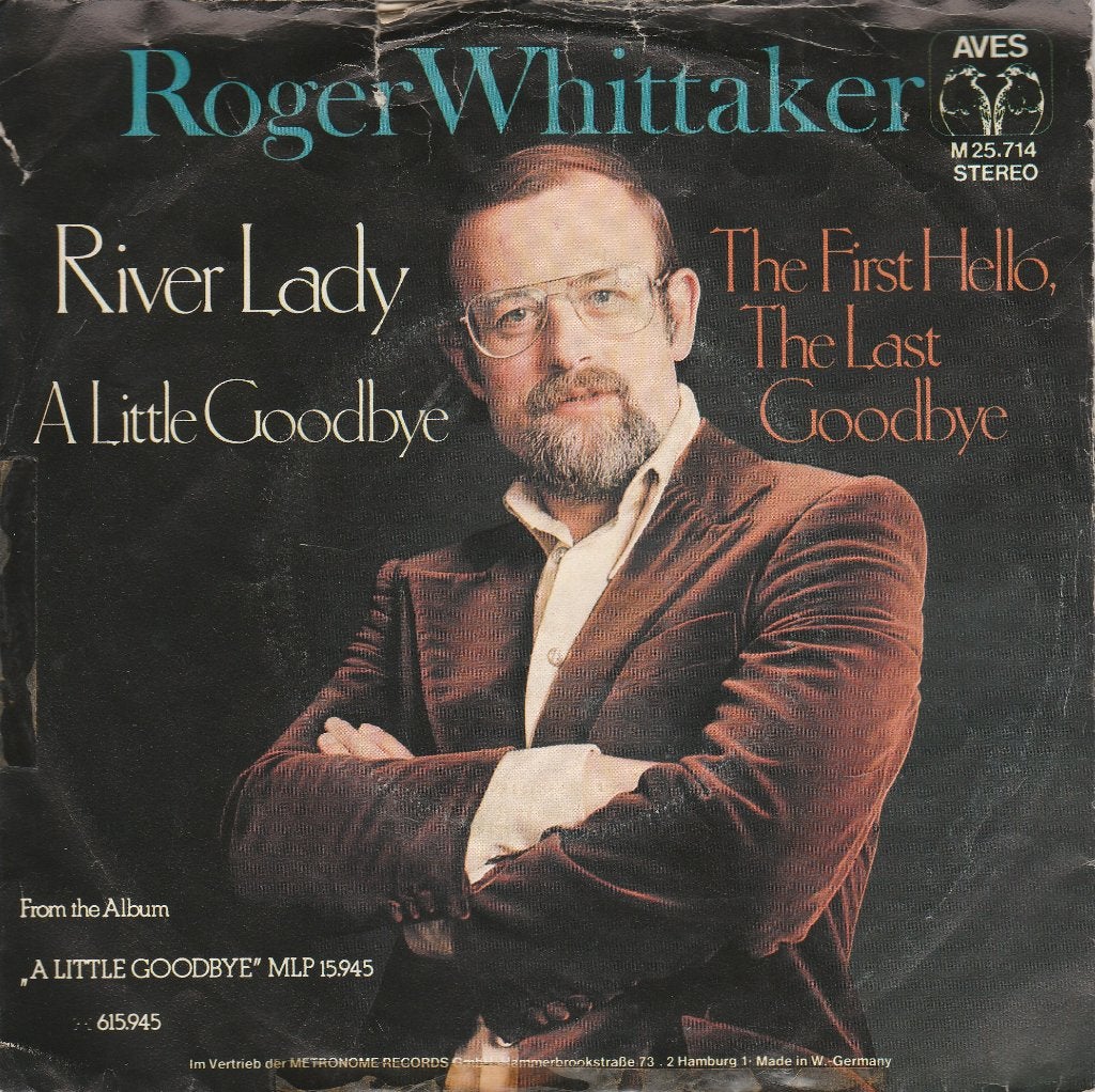 s 1382 Roger Whittaker – River Lady (A Little Goodbye), Gebruikt, Fotohoes, Overige genres, 7 inch