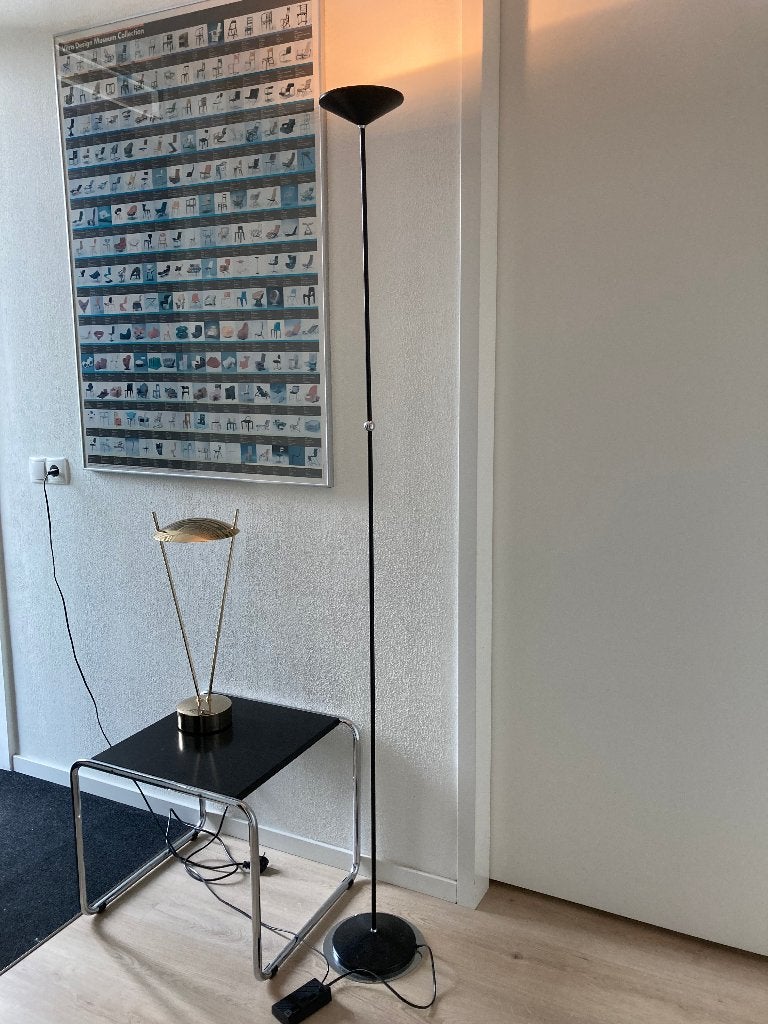 Design Vintage Relux Milano Italy Vloerlamp, Ophalen, Modern, Minimalistisch, Vintage, Design, Zo goed als nieuw, Metaal
