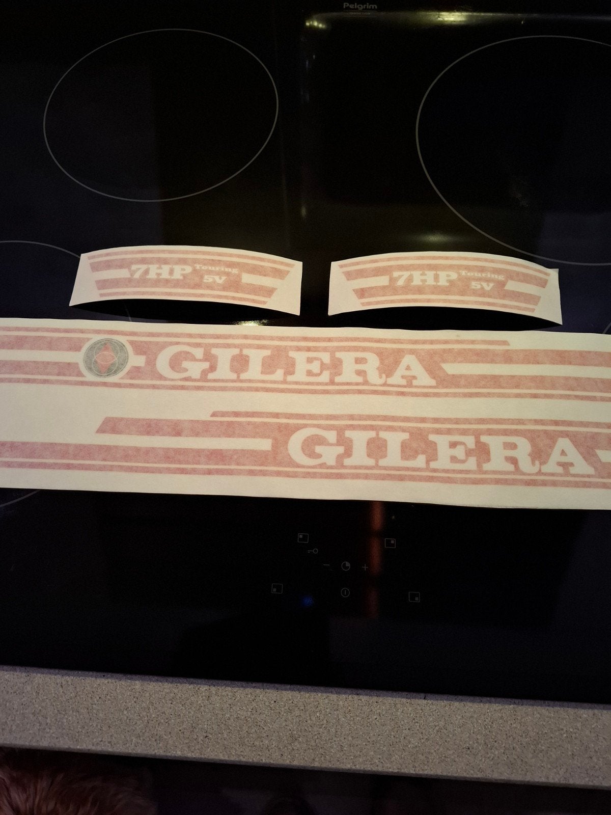 Nieuwe  sticker  set GILERA  touring oldtimer., Ophalen of Verzenden, Nieuw