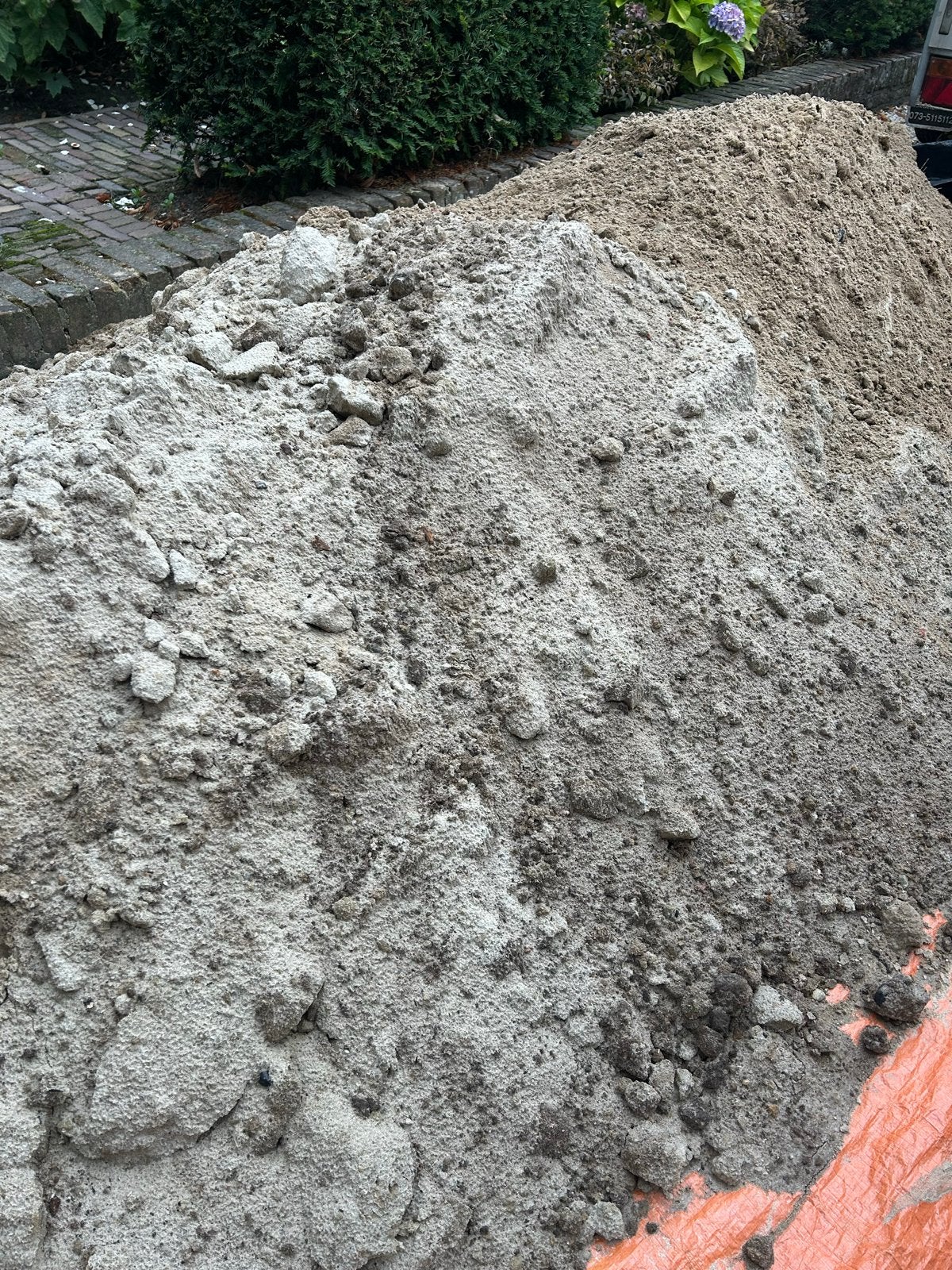Geel/wit zand - Ideaal voor diverse bouwprojecten, Ophalen, Gebruikt, Ophoogzand