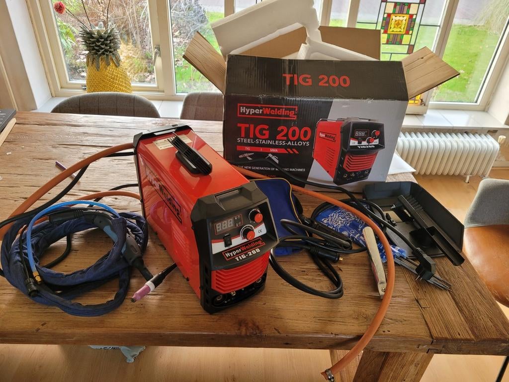 HyperWelding TIG 200 Lasapparaat - Nieuw in Doos, Ophalen, Nieuw, 150 tot 250 ampère, Tig