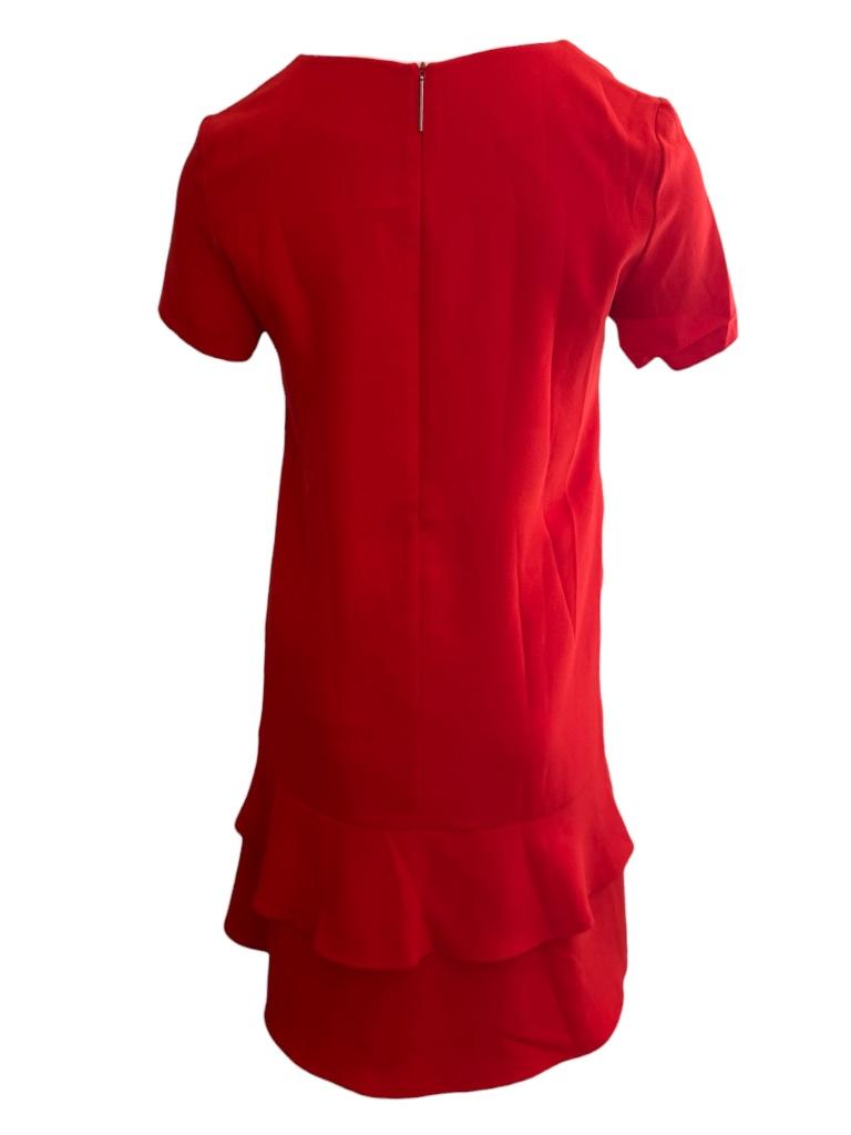Jake's jurk S, Ophalen of Verzenden, Zo goed als nieuw, Rood, Onder de knie